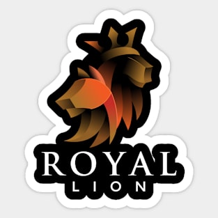 couple lion Sticker